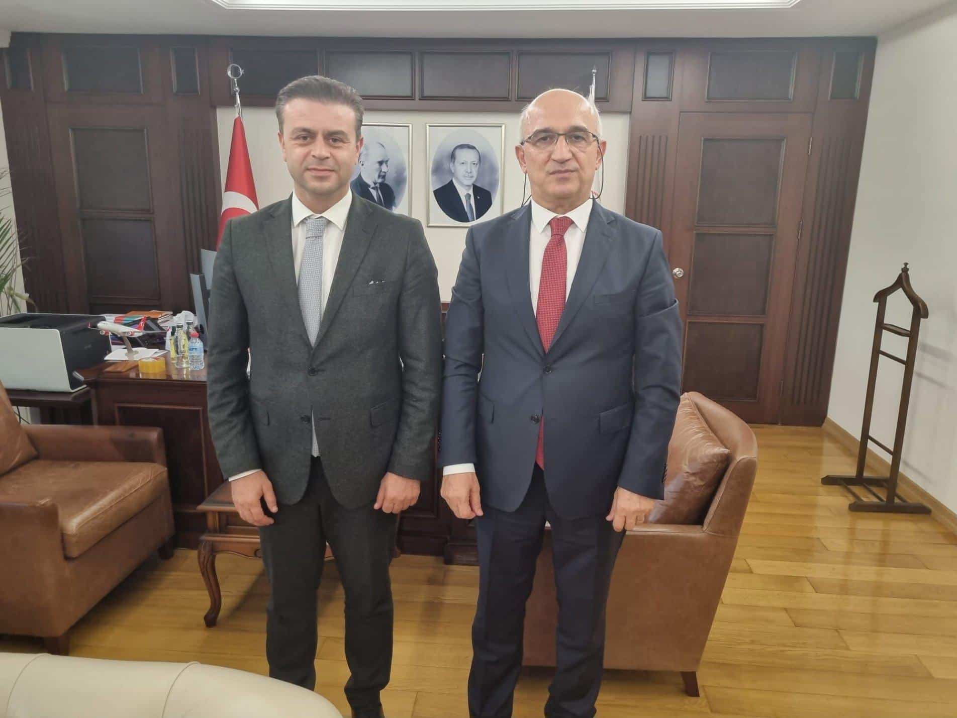 AKMEŞE’DEN, BAKANLIKTA BİR DİZİ GÖRÜŞMELER AKMEŞE’DEN, BAKANLIKTA BİR DİZİ GÖRÜŞMELER