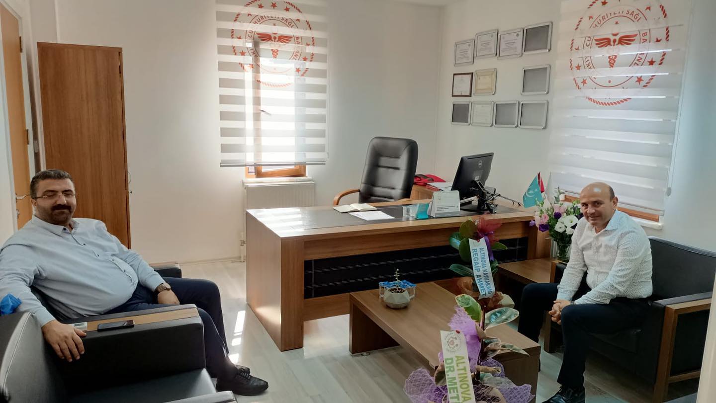 BAŞKAN ORAL, BAŞHEKİM GÜL’Ü KUTLADI BAŞKAN ORAL, BAŞHEKİM GÜL’Ü KUTLADI