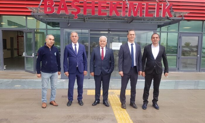 BAŞKAN BECAN’DAN HASTANEYE ZİYARET