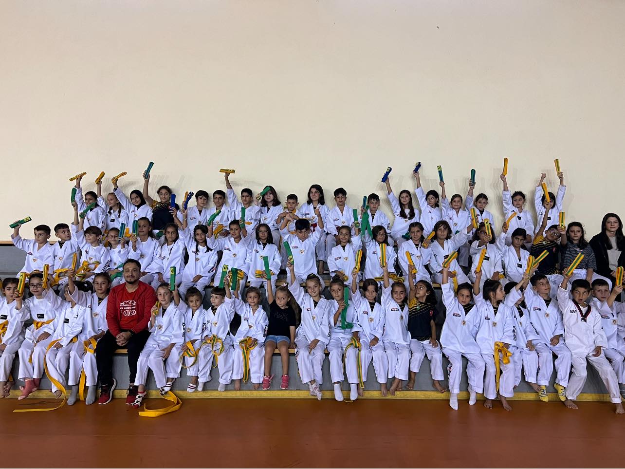 ALTINOVALI TEKVANDOCULAR KUŞAK ATLADI ALTINOVALI TEKVANDOCULAR KUŞAK ATLADI