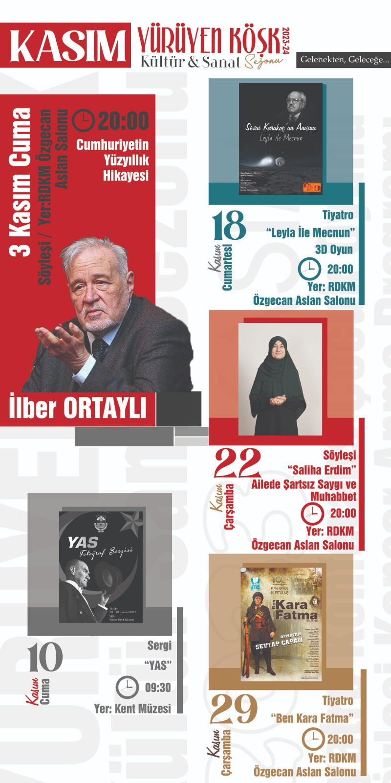 YENİ SEZON İLBER ORTAYLI İLE BAŞLIYOR YENİ SEZON İLBER ORTAYLI İLE BAŞLIYOR