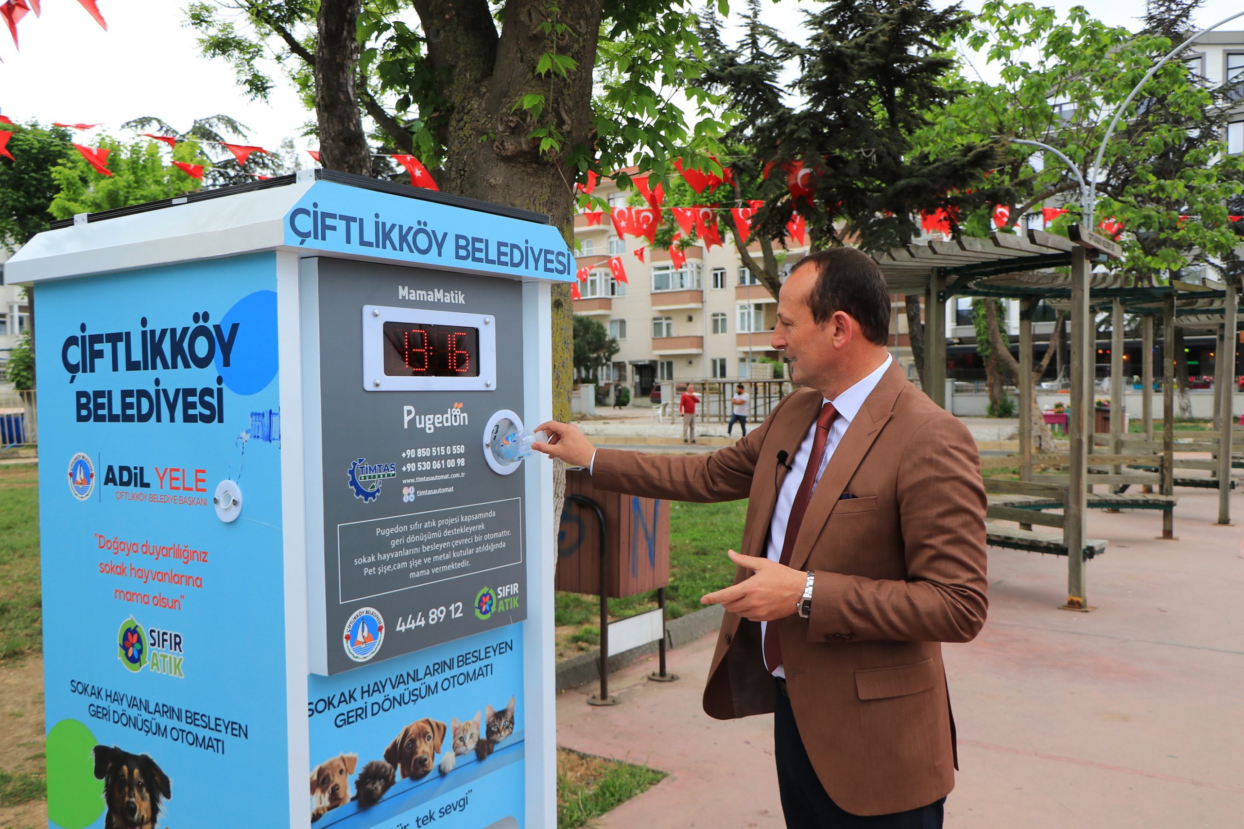 ÇİFTLİKKÖY’DE PATİLİ DOSTLARA OTOMAT ÇİFTLİKKÖY’DE PATİLİ DOSTLARA OTOMAT