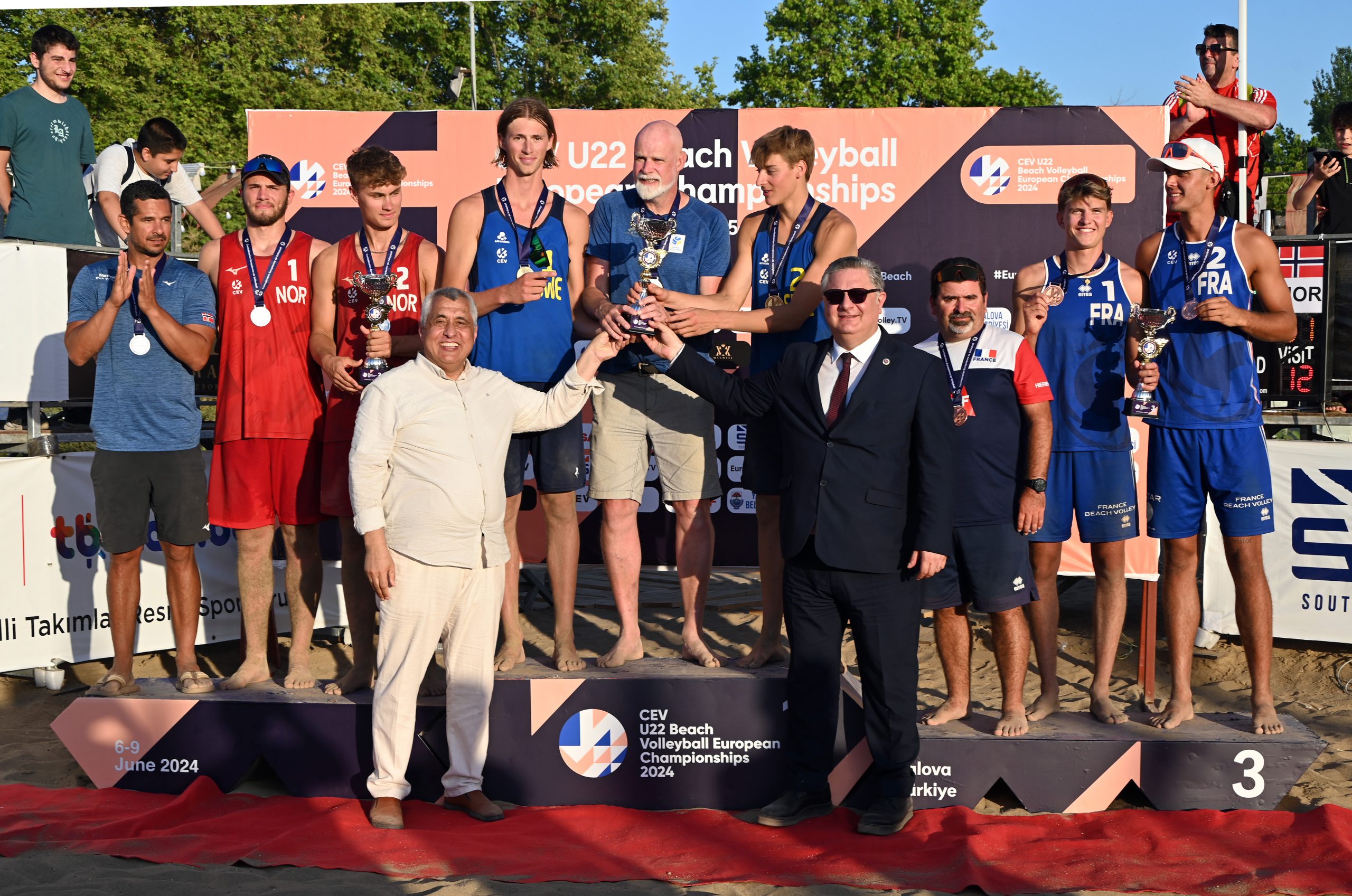 U22 PLAJ VOLEYBOLU AVRUPA ŞAMPİYONASI SONA ERDİ