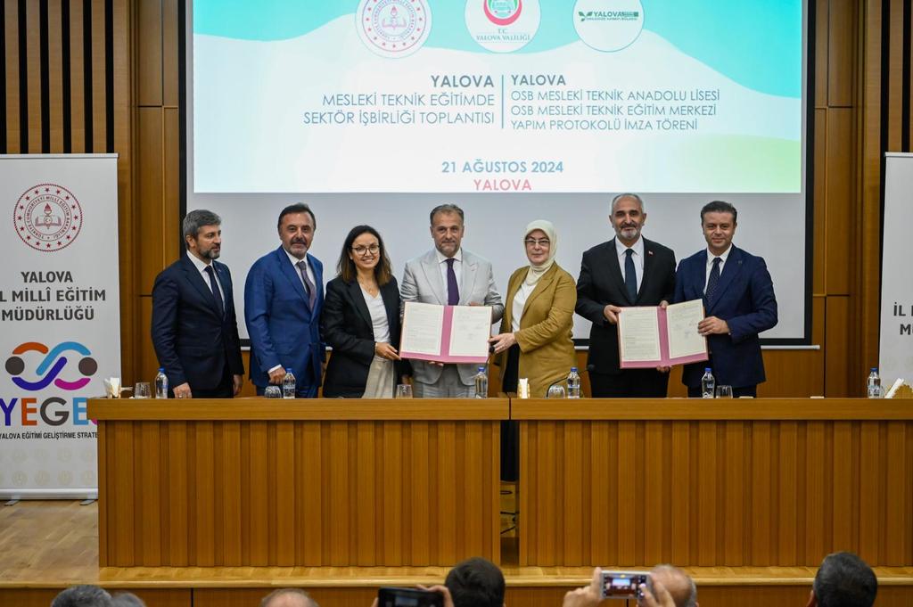 YALOVA OSB’DEN MESLEKİ EĞİTİME BÜYÜK YATIRIM YALOVA OSB’DEN MESLEKİ EĞİTİME BÜYÜK YATIRIM