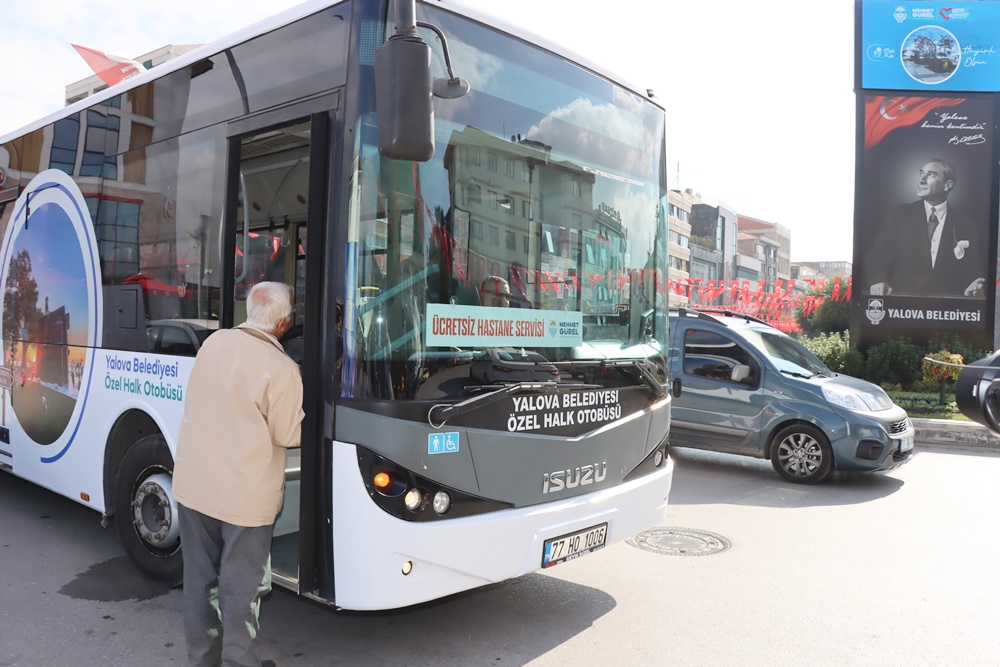 HASTANEYE ÜCRETSİZ ULAŞIM SEFERLERİ BAŞLADI