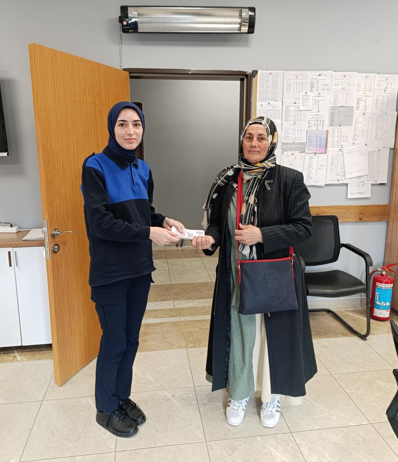 Servis şoföründen duyarlı hareket